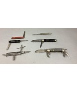 6 Vintage Pocket Knives/Multi-Tools - 2 Swiss Army Knives - $564.50 MXN