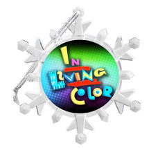 In Living Color Fox TV Show Snowflake Blinking Holiday Christmas Tree Or... - £12.79 GBP