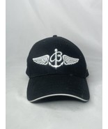 Breitling Hat Cap Black &amp; White Embroidered Since 1884  One Size - $22.99