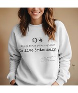 Unisex Polar Explorer Charcot Quote Sweatshirt Arctic Antarctica Outdoor... - $57.24 CAD+