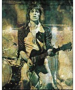The Rolling Stones Keith Richards live onstage 8 x 11 b/w pinup artwork ... - $86.81 MXN