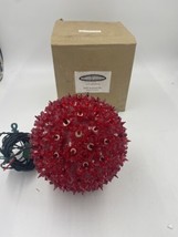 Novelty Lights Red Christmas Light Up Orb SS100-RE Stackable Plug Sphere Globe - £15.50 GBP
