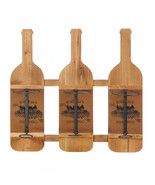 BORDEAUX WOODEN WINE BOTTLE HOLDER - $88.98 CAD