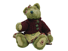 Boyds Velma Q Berriweather 1997 Jointed Dressed Bears &amp; Friends Plush Toy 11&quot;  - £21.02 GBP