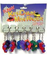 Wholesale Closeout Lot of 12 Key Chain Mini Racer Brand New Cheap Sale  - £6.67 GBP