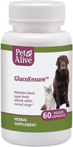 Glucoensure - All Natural Herbal Supplement For Maintaining Blood Sugar ... - £25.29 GBP