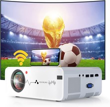 Mini Projector, Portable Wifi Movie Projector For Outdoor Use, 8000L 108... - $114.99