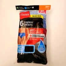 Hanes Tagless six pack briefs sealed in package underwear men size small  - £15.34 GBP