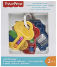 Fisher Price Activity Keys Help Strengthen Babys&#39; Fine Motor &amp; Sensory Skills - £15.79 GBP