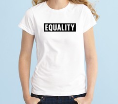 Equality Unisex Handmande Quality T-Shirt Gift Item Idea. - £24.34 GBP