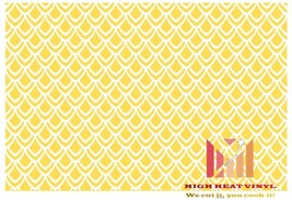 High Heat Duracoat Vinyl Stencil 10&quot; x 12&quot; - Sea Scales 5 styling - £8.96 GBP