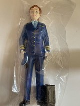 New 5&quot; dollhouse figure woman air plane Aircraft Aviator Stewart  - £11.64 GBP