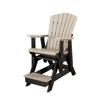 American Furniture Balcony Weatherwood Glider Chair with Black Base - $820.80