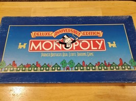 Vintage Monopoly Deluxe Anniversary Edition (1984) **USED** - £21.94 GBP