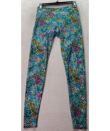 Onzie Leggings Womens Medium Multi Leopard Print Polyester Flat Front Sk... - £18.23 GBP