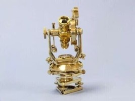 Brass Theodolite 8.5&#39;&#39; Brass Polish Finish Transit Survey Instrument Ali... - £294.80 GBP