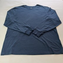 George GM49Y019 Sweatshirt Crew Neck Pullover Blue Cotton Men&#39;s Size XL ... - $11.77