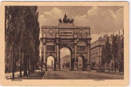 Germany Postcard RPPC Munich Munchen Siegestor Victory Gate - £1.74 GBP