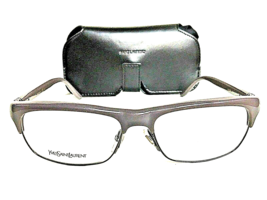 New Yves Saint Laurent YSL 232XVH 55mm Gray Clubmaster Men&#39;s Eyeglasses Frame - $169.99