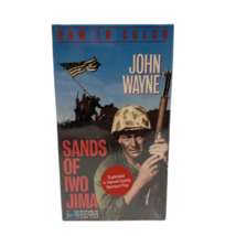 Sands of Iwo Jima VHS Tape Colorized Version John Wayne &amp; John Agar (New) - £6.62 GBP