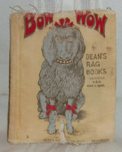 BOW WOW Dean&#39;s Rag Books #5 1905 Linen Illustrated 11 Animal pages Children Baby - £24.63 GBP