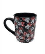 Disney Minnie Mouse Coffee Mug Black Red 12 oz - €11,77 EUR
