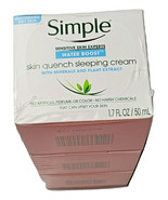 Simple Skin Quench Sleeping Cream 1.7 fl oz 3-Pack Water Boost Sensitive... - $26.03 CAD