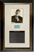 George Macready Autograph Signed Album Page Framed Photo Mr. Peyton Jsa Loa Rare - £599.51 GBP