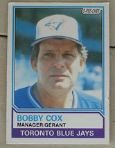 Bobby Cox, Blue Jays, 1983 O-Pee-Chee Card, VG COND - £1.54 GBP