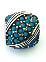 Brighton Americana Bead, Turquoise Crystals, J9801N  Silver Plated Finis... - $410.14 MXN