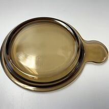 Pyrex Vision Amber Grab-It Bowl Replacement Lid P-240-C Smoke Brown - $9.00