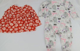Baby Girls Outfit Footed Pajama 12M - £14.99 GBP
