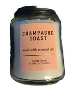 White Barn ~ Bath &amp; Body Works CHAMPAGNE TOAST Single Wick Candle ~ NEW ... - £6.66 GBP