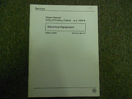 1993 94 95 96 97 VW Gti Jetta Golf 117 Elettrico Equipment Servizio Manuale OEM - £19.17 GBP