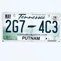 2018 United States Tennessee Putnam County Passenger License Plate 2G7 4C3 - £13.28 GBP