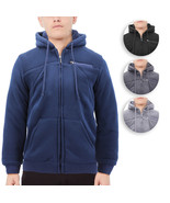 Boy’s Soft Sherpa Lined Juniors Youth Fleece Sweater Kids Zipper Hoodie ... - £27.20 GBP
