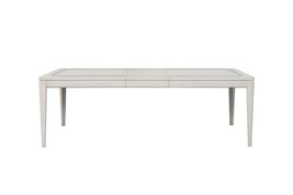Vanilla Expandable Leg Table: Metal Inlay - $15,135.46 MXN