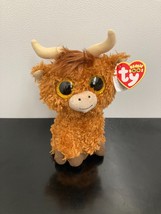 Angus 2018 Ty Beanie Boo 7&quot; Highland Cow UK Exclusive MWMT - $18.52