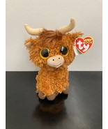 Angus 2018 Ty Beanie Boo 7&quot; Highland Cow UK Exclusive MWMT - £14.56 GBP