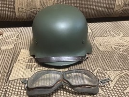 WW2 German Helmet + bonus windproof glasses - $233.40