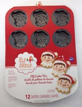 Wilton Elf on The Shelf Christmas 12 Cavities Cookie Pan 2105-8551 Non-S... - $24.01