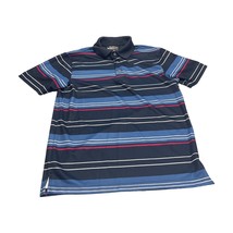 Ben Hogan Polo Shirt Men&#39;s Medium Multicolor Striped Short Sleeve Perfor... - $21.28