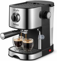Yabano 15 Bar Espresso Machine with Milk Frother/Steamer Wand  - $81.99