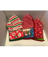 Christmas Oven Mitt - Set of 3 - Mainstays - 100% Cotton - $9.99