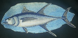 Nature&#39;s Bounty Beautiful Custom Fish Portraits[ Yellow Tuna Fish ] Embroidered  - £12.15 GBP