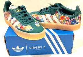 Adidas x Liberty London Sambae Samba JH7289 Collegiate Green Floral Snea... - $2,730.52 MXN