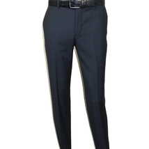 Men Suit BERLUSCONI Turkey Italian Wool 180's Double Breasted UGS94-09 Mid Blue image 10