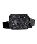 Ralph Lauren Collection Size S Women Black Suede Beaded Belt - $8,002.53 MXN