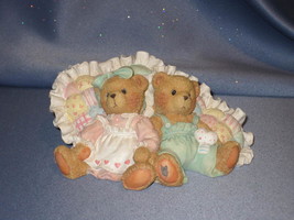 Cherished Teddies - Michelle and Michael - &quot;Friendship Is A Cozy Feeling&quot; Figuri - £25.57 GBP