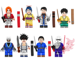 8Pcs Rurouni Kenshin Minifigures Himura Kenshin Shishio Makoto Mini Bloc... - $21.00